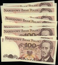 Polska, zestaw banknotów 100 złotych, 1.06.1986 (1 sztuka) i 1.12.1988 (15 szt