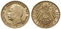 10 marek 1910 G, Karlsruhe, złoto 3.98 g, rzadki