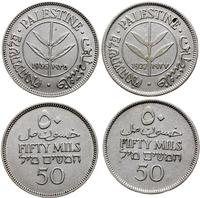 2 x 50 mils 1927, 1935, srebro próby '720', raze