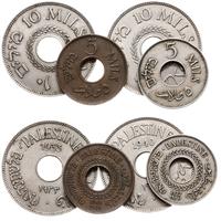 zestaw 4 monet, 2 x 5 mils (1927 i 1942) oraz 2 