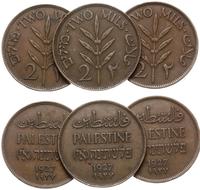 Palestyna, lot 3 x 2 mils, 1927