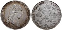 półtalar 1789 A, Wiedeń, srebro 14.71 g, miejsco