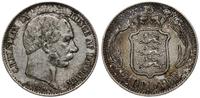 2 korony 1875 CS, Kopenhaga, srebro próby '800',