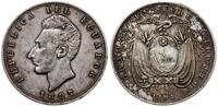 1 sucre 1897, Lima, srebro '900', 24.90 g, patyn