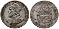 50 centimos 1905, srebro próby '900', 25.01 g, K
