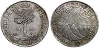 8 reali 1847, Gwatemala, srebro, 26.92 g, rzadki