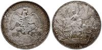 1 peso 1910, Mexico City, srebro, 27.07 g, KM 45