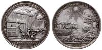Niemcy, medal sygnowany OE (J L Oexlein) wybity w 1772 roku z okazji zakończenia W..