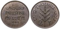 Palestyna, 2 mils, 1942