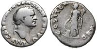 denar 69-79, Rzym, Aw: Popiersie cesarza w wieńc