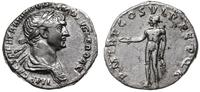 denar 114-117, Rzym, Aw: Głowa cesarza w prawo, 