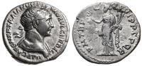 denar 114-117, Rzym, Aw: Głowa cesarza w prawo i