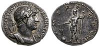 denar 119-122, Rzym, Aw: Głowa cesarza w wieńcu 