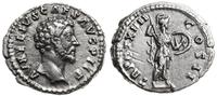 denar 159-160, Rzym, Aw: Głowa cezara w wieńcu l