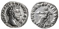 denar 162-163, Rzym, Aw: Głowa cesarza w prawo, 