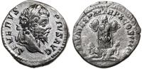 denar 202, Rzym, Aw: Głowa cesarza w wieńcu laur