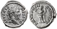 denar 205, Rzym, Aw: Głowa cesarza w wieńcu laur