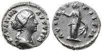 denar 147-161, Rzym, Aw: Popiersie cesarzowej w 