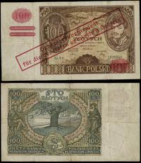 100 złotych 9.11.1934, seria BN, numeracja 19298
