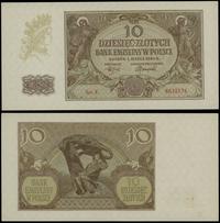 10 złotych 1.03.1940, seria E, numeracja 6512174