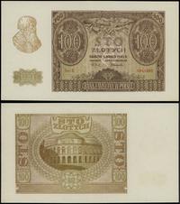 100 złotych 1.03.1940, seria E, numeracja 594188