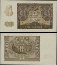 100 złotych 1.03.1940, seria B, numeracja 068545