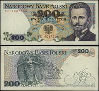 200 złotych 1.06.1979, seria BD, numeracja 40875