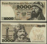 2.000 złotych 1.05.1977, seria F, numeracja 8489