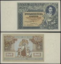 20 złotych 20.06.1931, seria DK, numeracja 60655