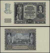 20 złotych 1.03.1940, seria G, numeracja 6569271