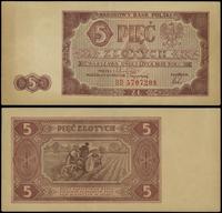 5 złotych 1.07.1948, seria BD, numeracja 5707208