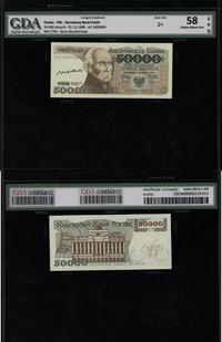 50.000 złotych 1.12.1989, seria AC, numeracja 43