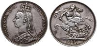 korona 1887, Londyn, srebro próby '925', 28.24 g