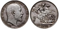 korona 1902, Londyn, srebro, 28.26 g, lekkie ude