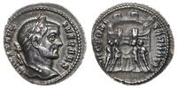 argenteus ok. 294, Rzym, Aw: Głowa cesarza w pra