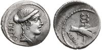 denar 48 pne, Rzym, Aw: Głowa Pietas w prawo, z 