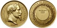 Francja, medal z wystawy Rolniczej  - Moulins 1869