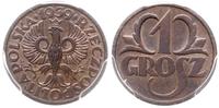 1 grosz 1939, Warszawa, piękna moneta z naturaln