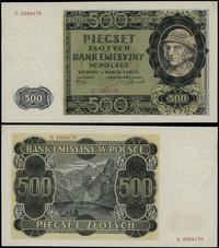 500 złotych 1.03.1940, seria B, numeracja 056417