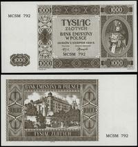 1.000 złotych 1.08.1941, MCSM 792 - KOPIA nie wp