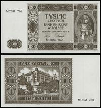 1.000 złotych 1.08.1941, MCSM 762 - KOPIA nie wp