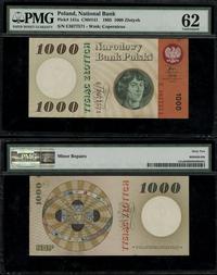 1.000 złotych 29.10.1965, seria E, numeracja 367