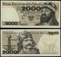 2.000 złotych 1.06.1979, seria BA, numeracja 707