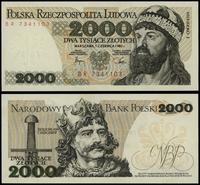 2.000 złotych 1.06.1982, seria BR, numeracja 734