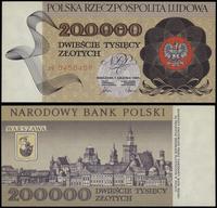 200.000 złotych 1.12.1989, seria H, numeracja 04