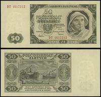 50 złotych 1.07.1948, seria DT, numeracja 461721
