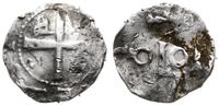 denar 936-973, Aw: Krzyż grecki, w jednym kącie 