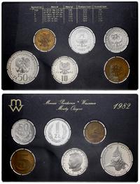 zestaw rocznikowy monet obiegowych 1982, Warszaw