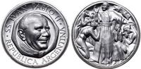 Argentyna, medal na pamiątkę wizyty Jana Pawła II w Argentynie, 1987