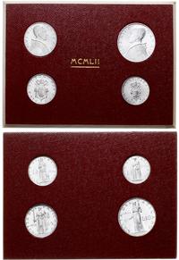 Watykan (Państwo Kościelne), lot monet, 1952 (XIV rok pontyfikatu), 1953 (XV rok